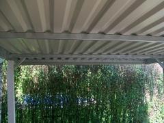 Carport in Stahlbauweise
