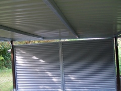 Carport in Stahlbauweise