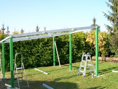 Carport in Stahlbauweise