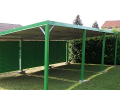 Carport in Stahlbauweise