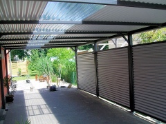 Carport in Stahlbauweise