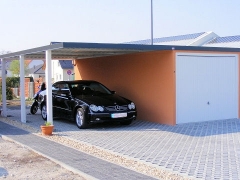 Carport in Stahlbauweise